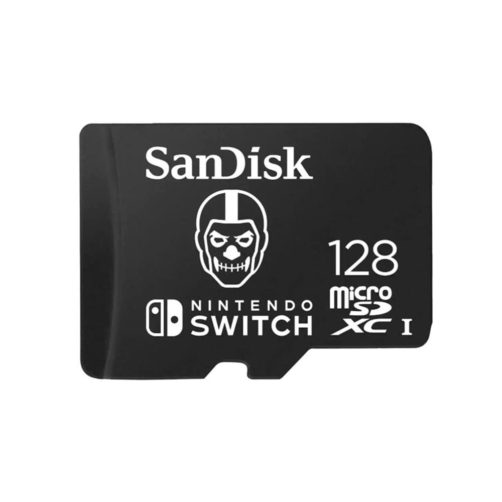 MEMORIA MICRO SD SANDISK NINTENDO SWITCH 128GB UHS-I U3 100MB/S, COLOR NEGRO PN: SDSQXAO-128G-GN6ZG