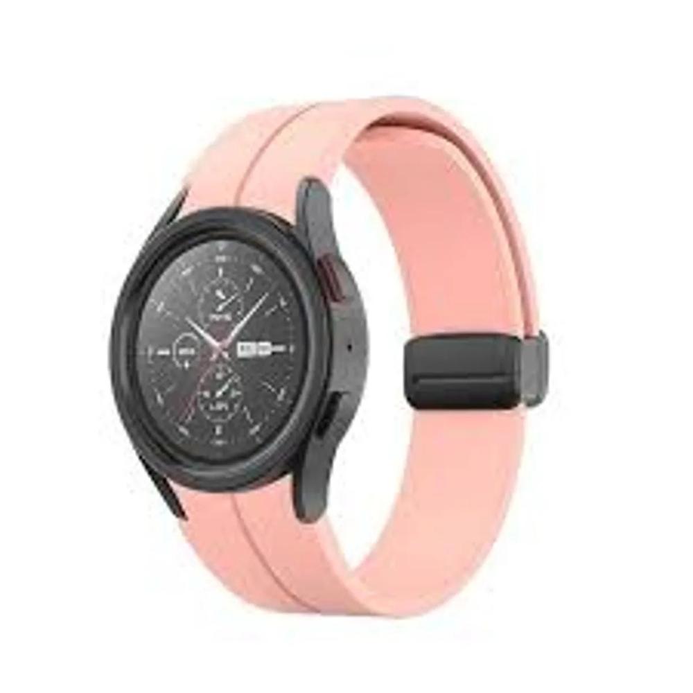 Correa silicona imantada para samsung watch 5 pro (20mm) rosado