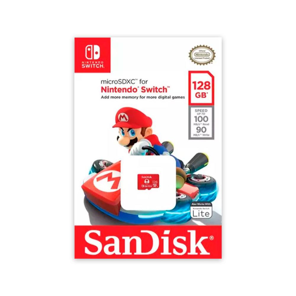 MEMORIA MICROSDXC SANDISK 128GB UHS-I U3 VELOCIDAD DE LECTURA 100MB/S 90MB/S PN: SDSQXAO-128G-GNCZN