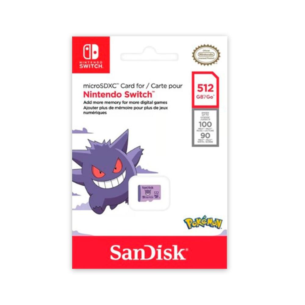 MEMORIA MICROSDXC SANDISK 512GB VELOCIDAD DE LECTURA 100MB/S, ESCRITURA 90MB PN: SDSQXAO-512G-GN6ZK