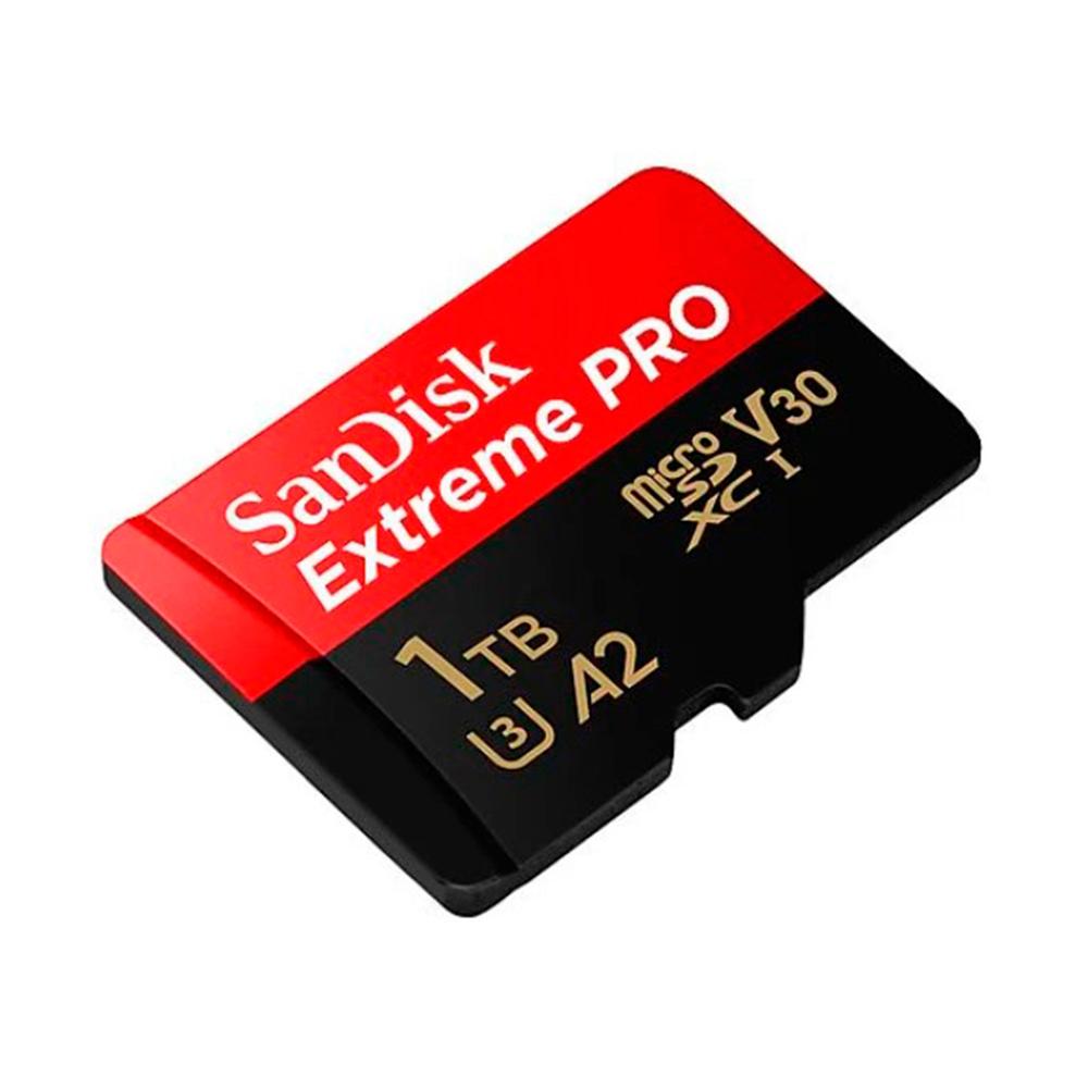 MEMORIA MICROSD SANDISK EXTREME PRO 1TB, A2 V30 CLASS10, MICROSDXC UHS-I P/N: SDSQXCD-1T00-GN6MA