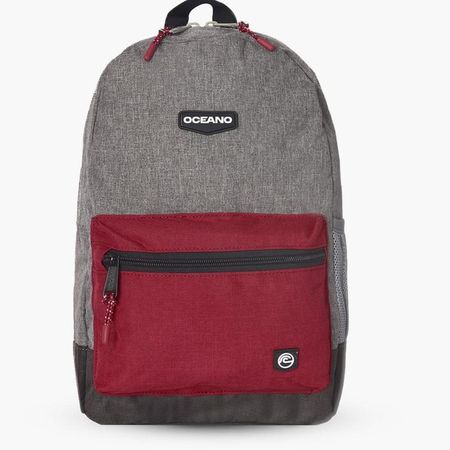 Mochila Oceano Sweet Plomo Rojo