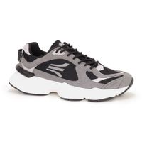 Zapatillas Running Hombre APOLO AH24-86Q4 GRIS/NEGRO