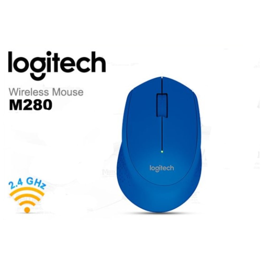 Mouse Inalámbrico Logitech M280 -azul
