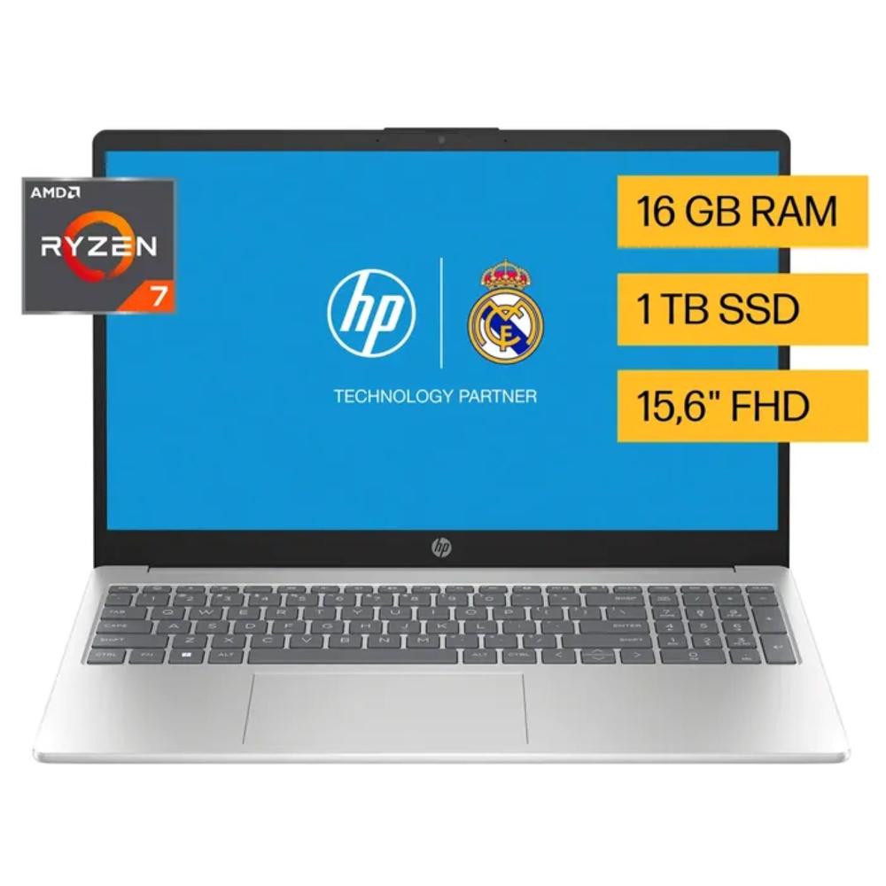 Laptop Hp 15-fc0031la R7 7730U 16gb 1TB SSD 15.6 FHD Window 11 Plateado