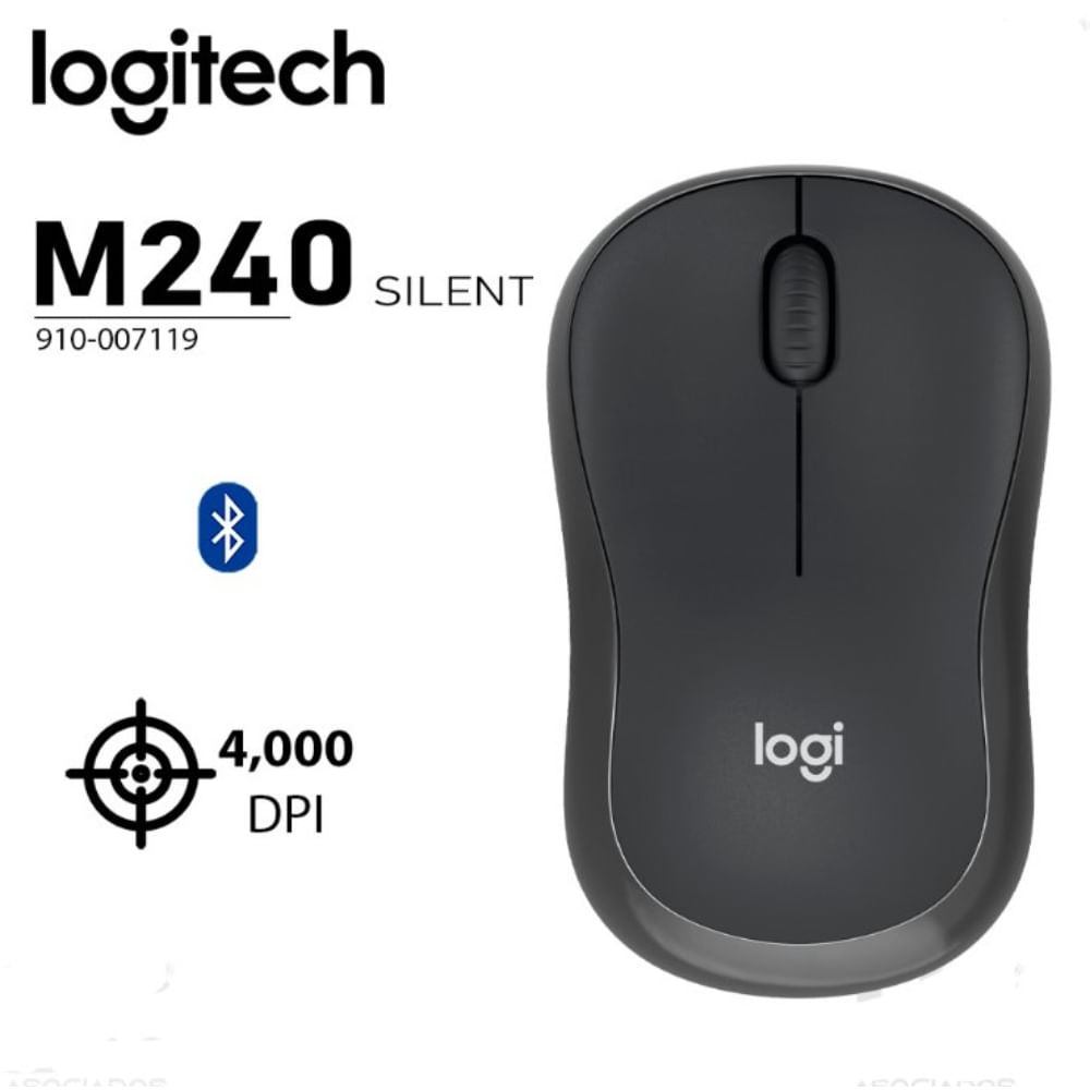 Mouse Logitech M240 Logitech- Grafito