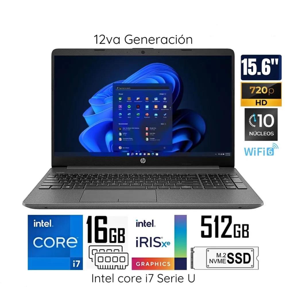 Laptop Hp 250-G9 I7 1255U 16gb 512gb 15.6 HD Negro