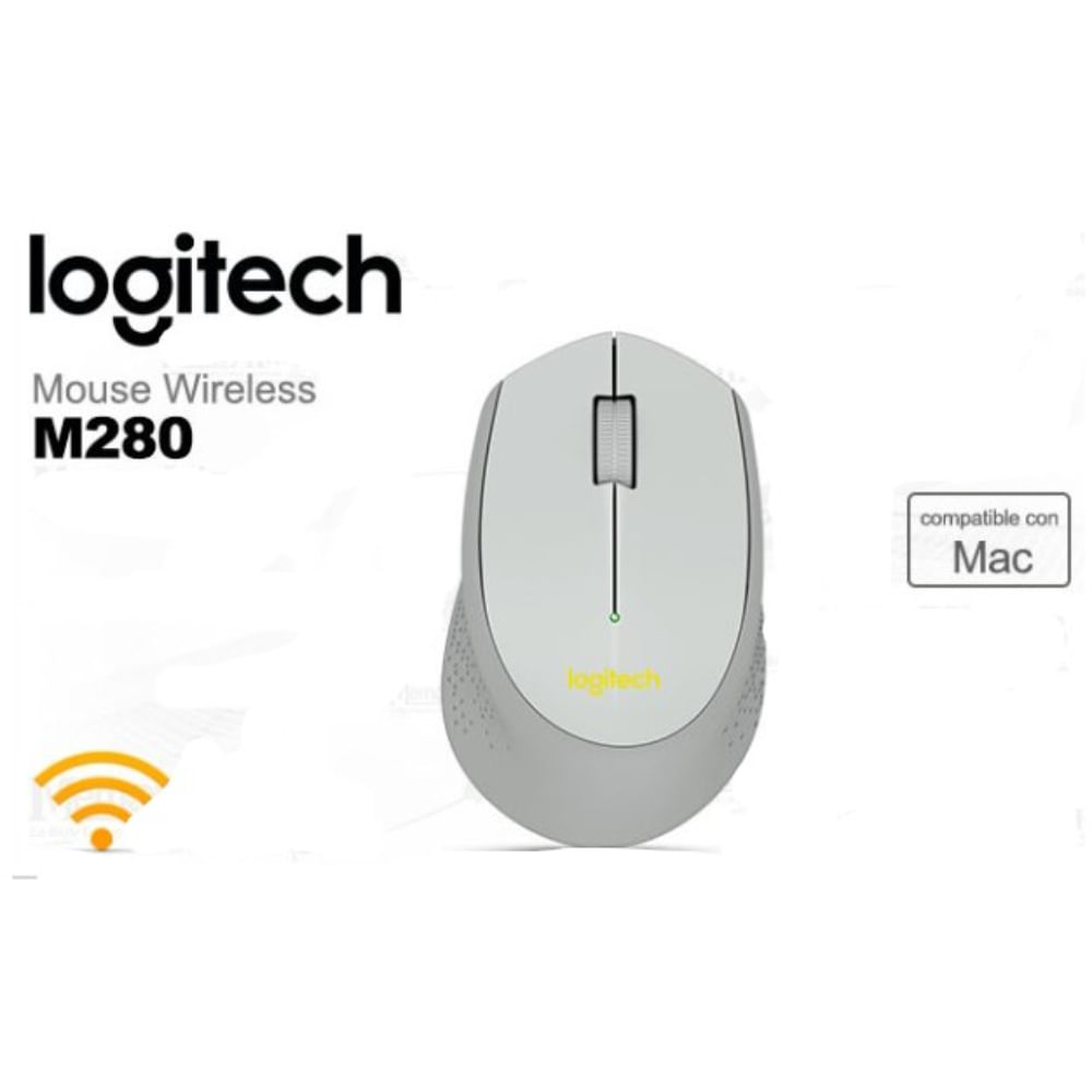 Mouse Logitech Inalámbrico M280 Gris