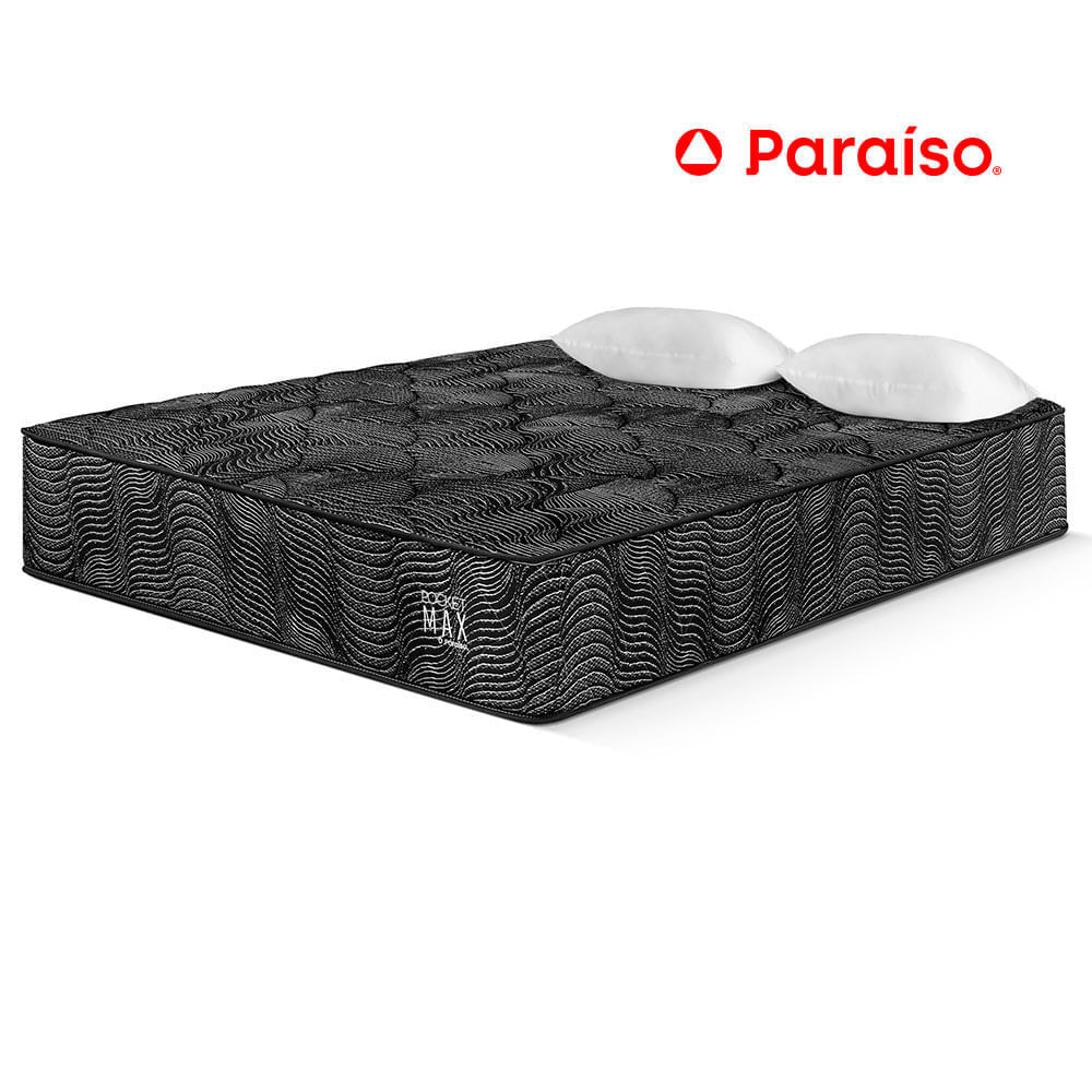 Colchón Pocket Max Black 2 Plazas