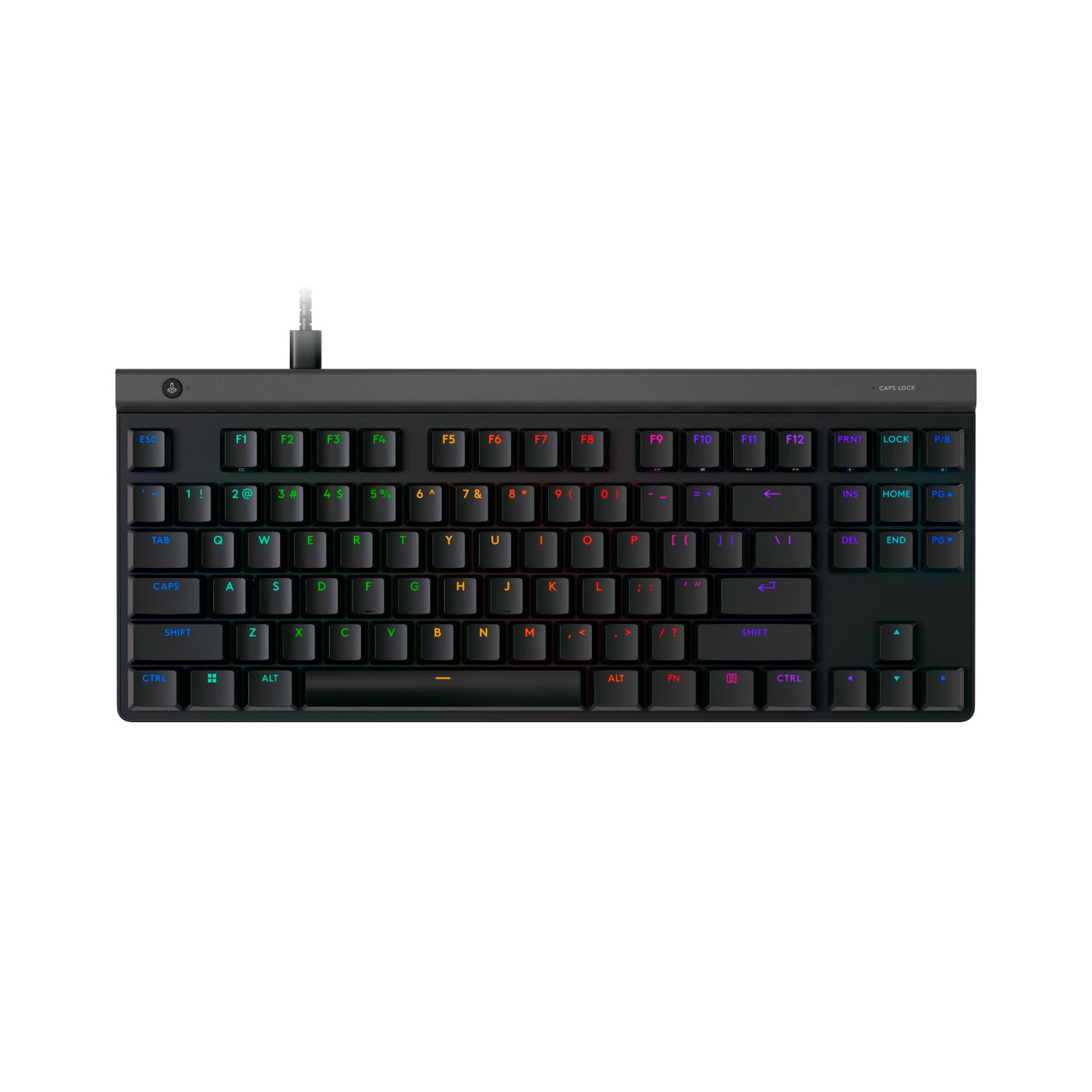 Teclado Gamer Logitech G515 Tkl Wired Lightsync Rgb Black