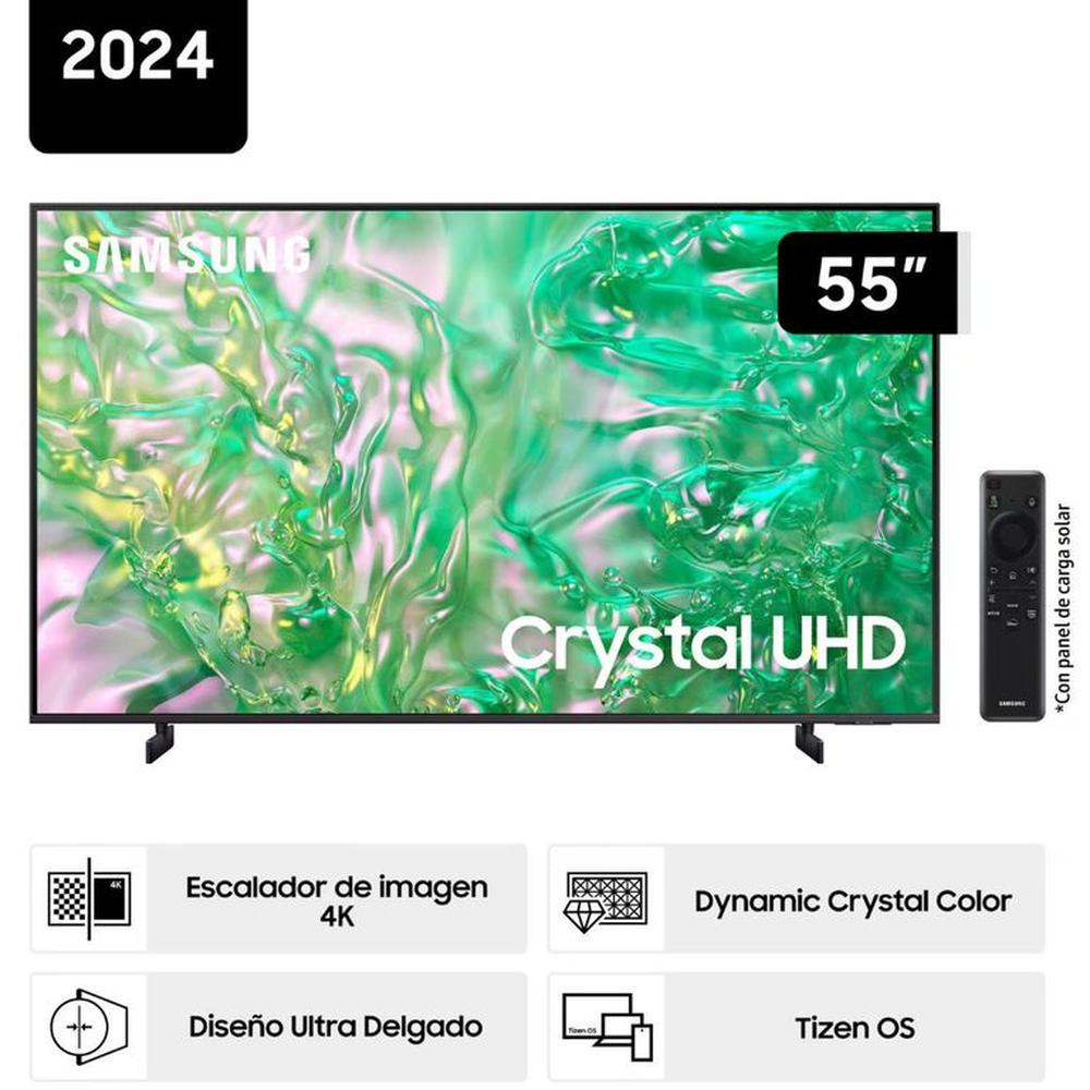 Televisor Samsung 55 Crystal UHD Tizen Os Smart UN55DU8000