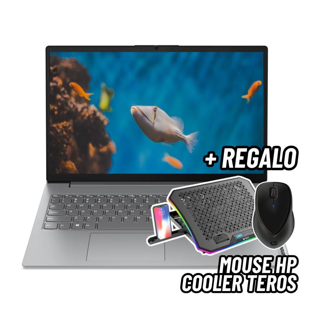 LAPTOP LENOVO V15 G4 AMN 15.6 FHD AMD RYZEN 3 7320U 8GB RAM 256GB SSD + MOUSE HP Y COOLER TEROS