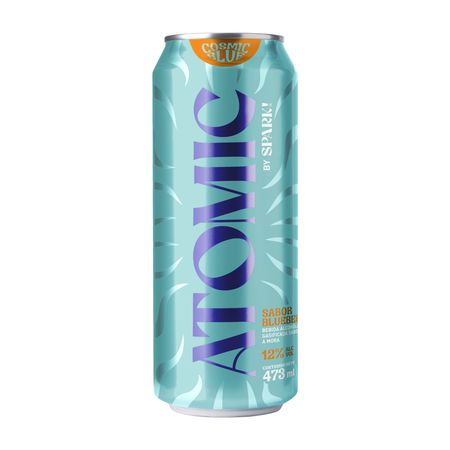 Ready To Drink (RTD) ATOMIC Spark Blue Berry Lata 473ml