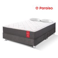 Cama Box Tarima PARAISO Su Majestad One Side Queen + 2 Almohadas + Protector