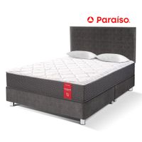 Dormitorio PARAISO Su Majestad One Side Queen + 2 Almohadas + Protector