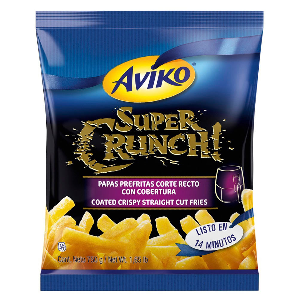 Papa Prefrita Congelada AVIKO Super Crunch Bolsa 750g