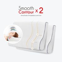 Set de Almohadas FORLI Memory Foam Smooth Contour 2pzas