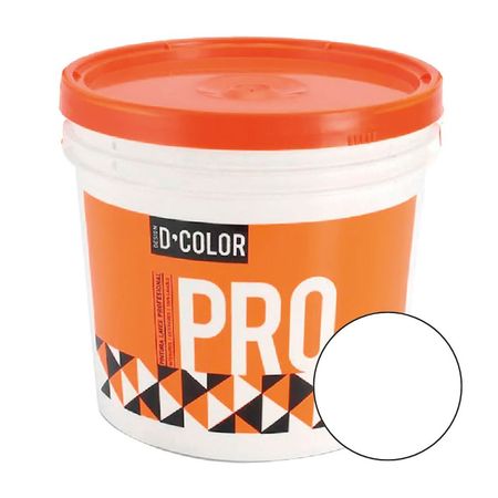Pintura Látex D'Color Pro Blanco 1 galón