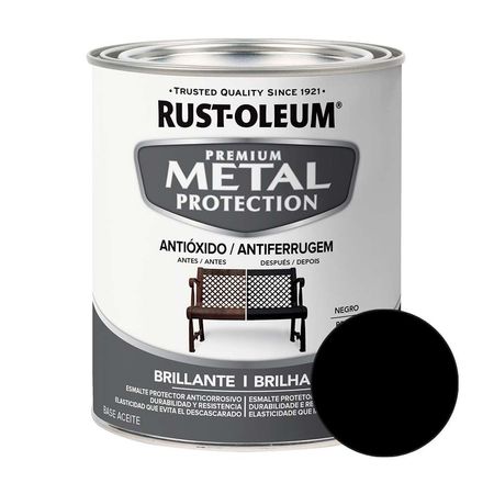 Metal protection Negro brillante 0,946 Lts Rust Oleum