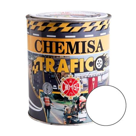 Pintura Reflectiva Chemisa Tráfico Blanco Mate 1L