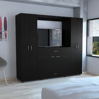 Ropero Manila Z-200n 7 Puertas TV 46"" - Duna/Blanco