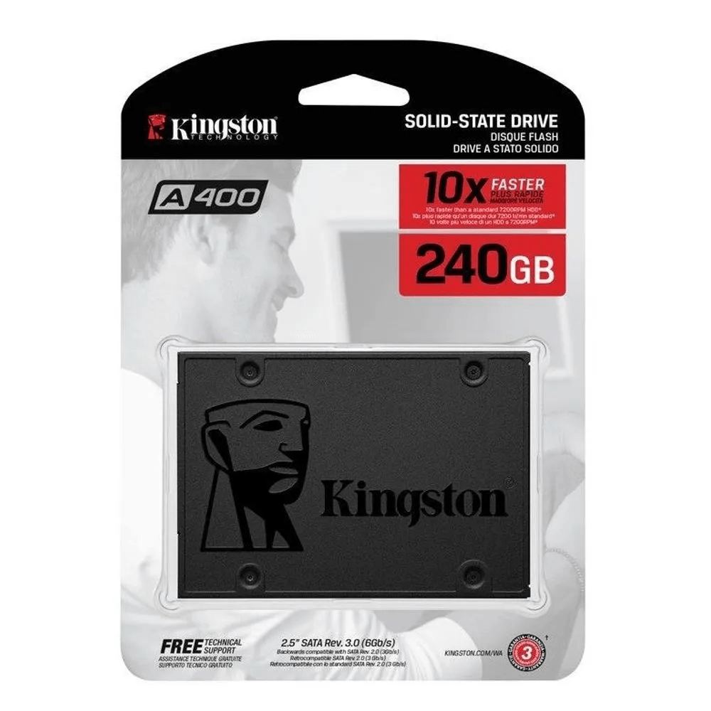 DISCO SOLIDO SSD SATA KINGSTON A400 240GB ORIGINAL