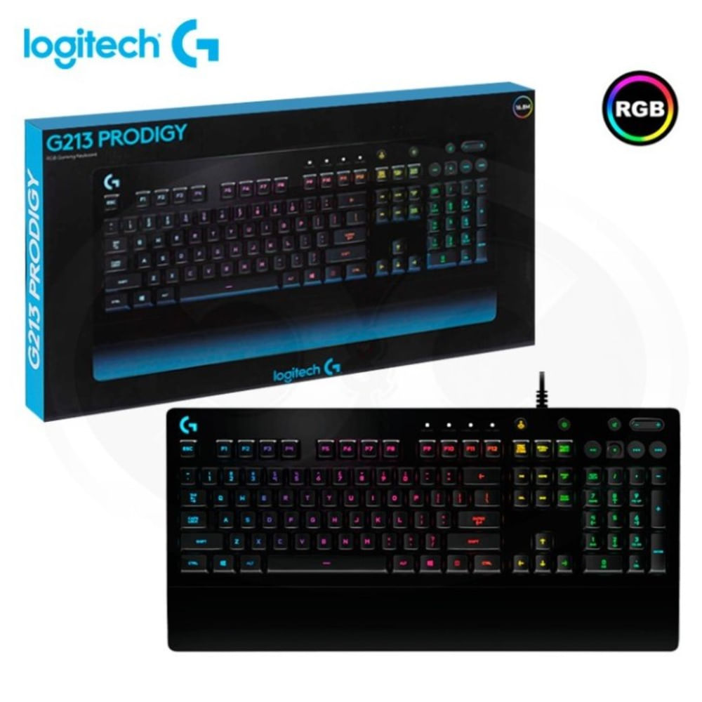 Teclado Gaming Logitech G G213 Prodigy Rgb