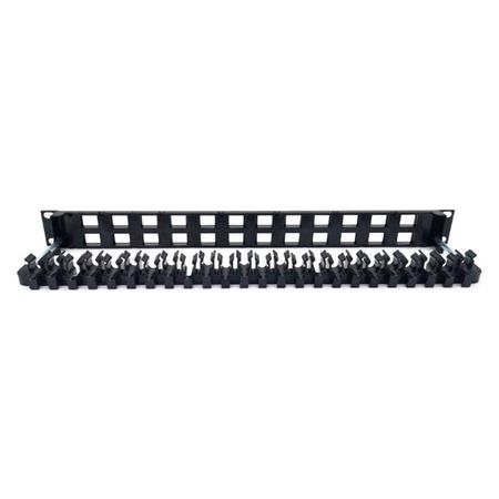 SATRA 103082401 Patch Panel Angular CAT6A Vacio 24 Puertos