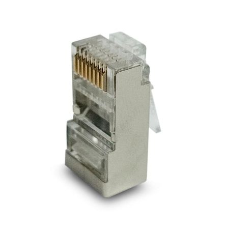 SATRA 102040003 100-PACK PLUG CONECTOR RJ45 CAT6 Apantallado