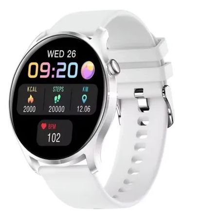 Z12 pro smartwatch circular blanco