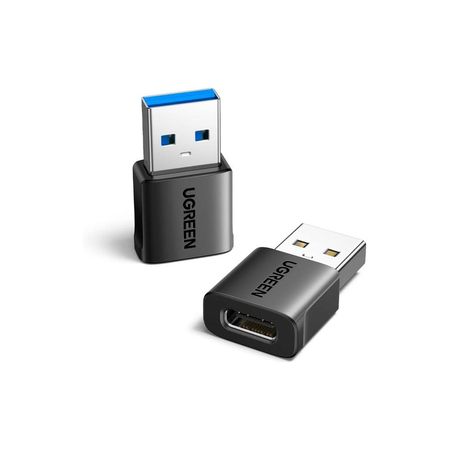 Pack De 2 Adaptadores Ugreen USB-A Macho a USB-C Hembra 45275