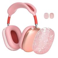 Case protector nacarado para airpods max - rosa