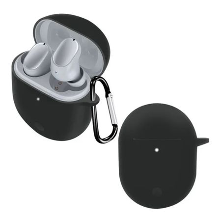 Funda Estuche Case de silicona para Xiaomi Buds 3 Pro Negro