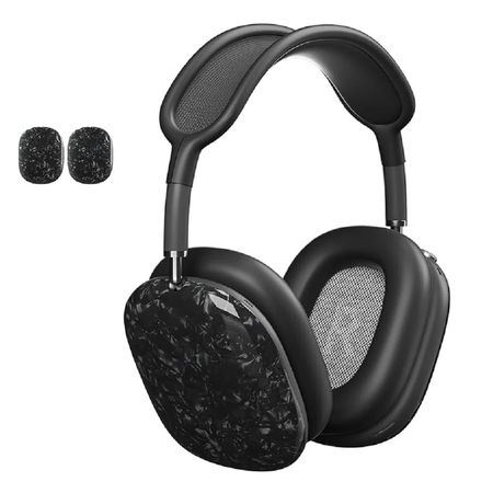 Case protector nacarado para airpods max - negro