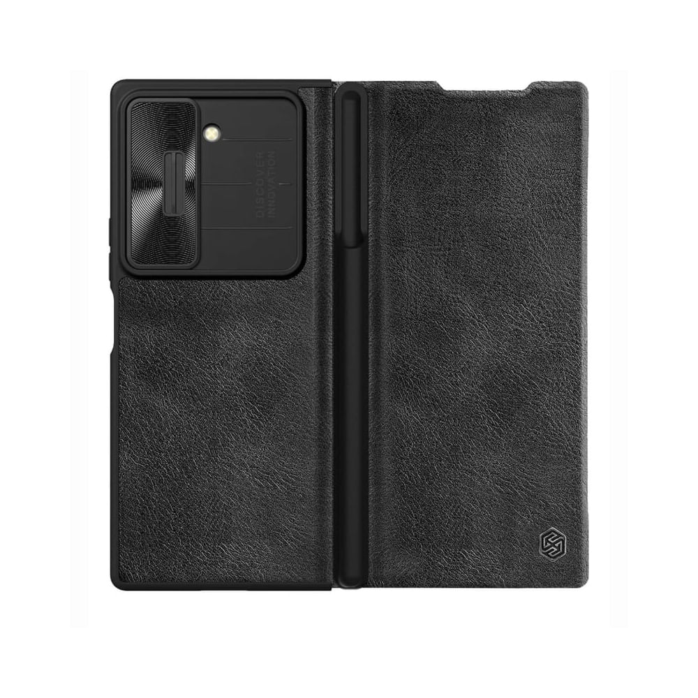Case Nillkin Qin Pro Leather para Samsung ZFOLD 6 Negro