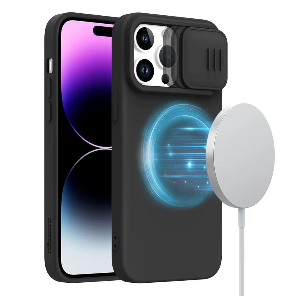 Case Nillkin Camshield Silky Magnetic para Iphone 13 Negro