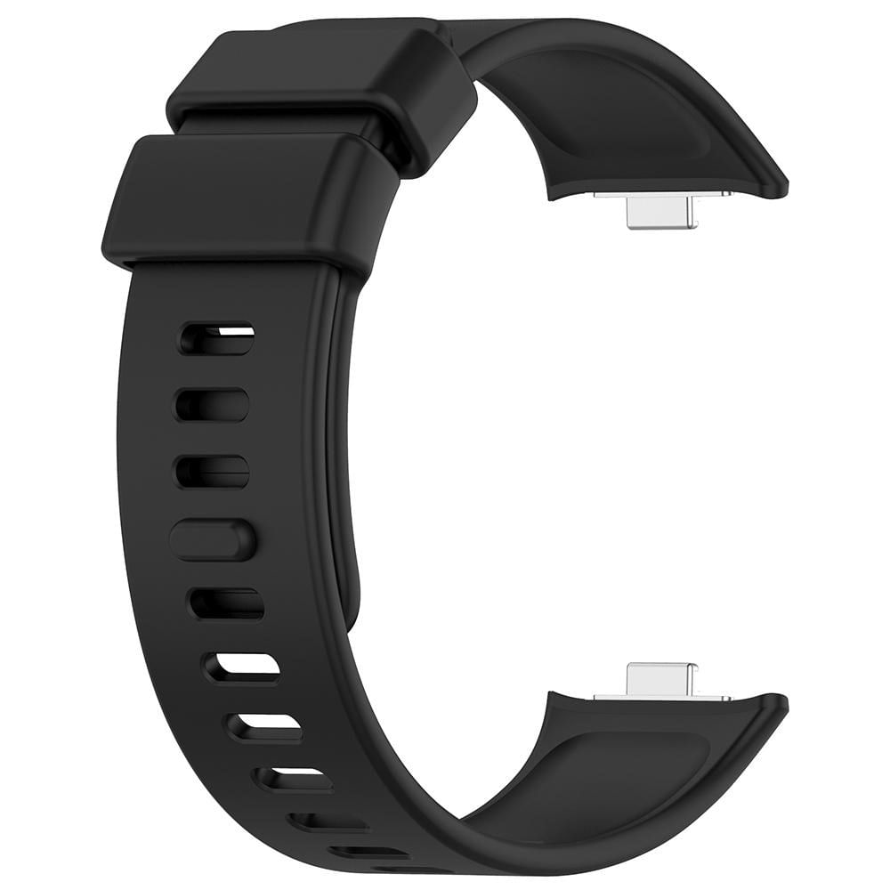 Correa silicona para redmi watch 4   active   lite negro