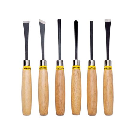 Formones para tallar Juego de 6 Gubias STANLEY