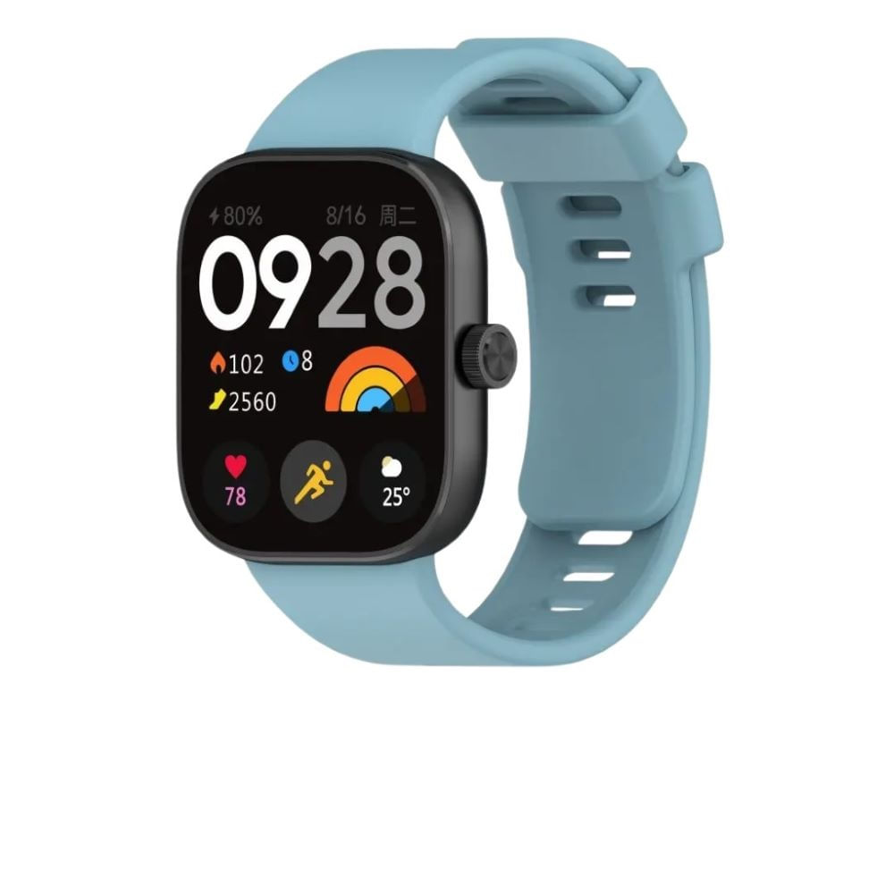 Correa silicona para redmi watch 4 active lite celeste