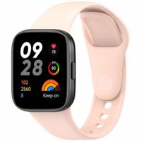 Correa silicona para redmi watch 3 rosado