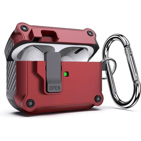 Funda Estuche Case Magnetico para Airpods Pro 2 Rojo