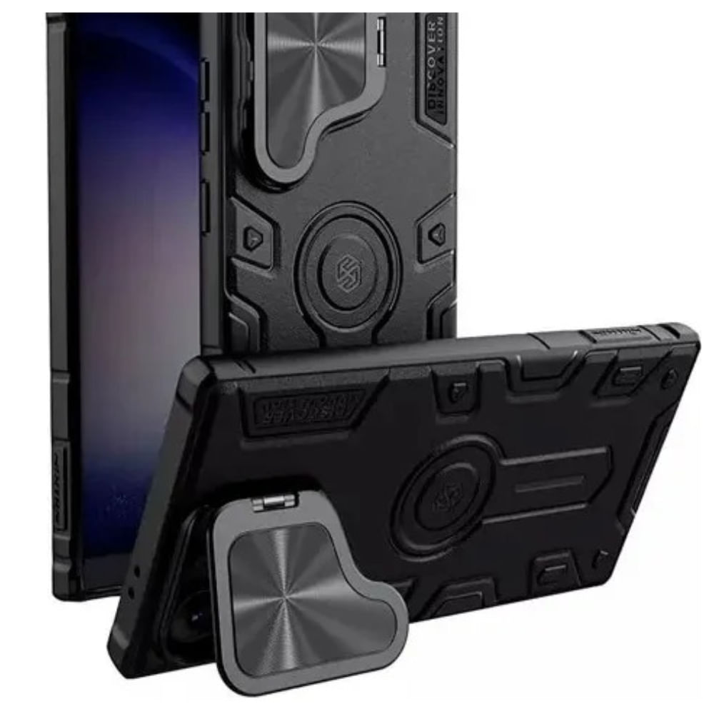 CASE MOKET ARMOR ANTICAIDAS PARA SAMSUNG S24 PLUS GRIS