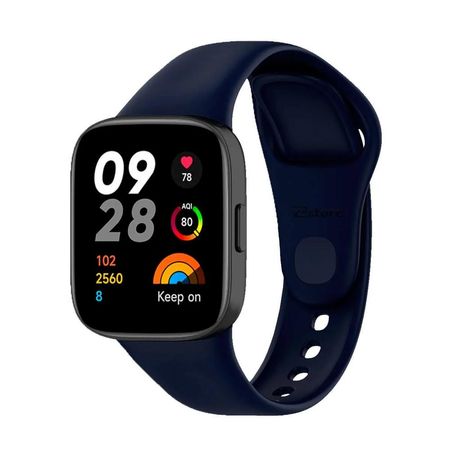 Correa silicona para redmi watch 3 azul marino
