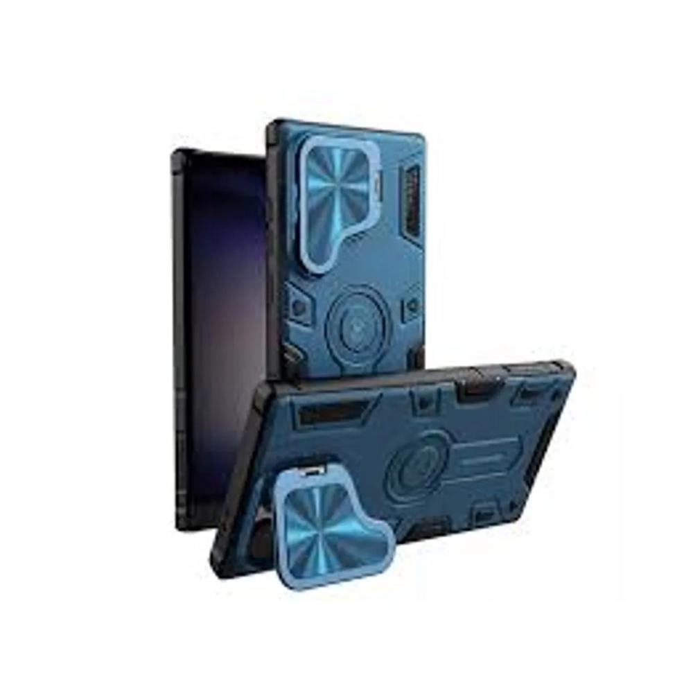 CASE MOKET ARMOR ANTICAIDAS PARA SAMSUNG S24 ULTRA AZUL