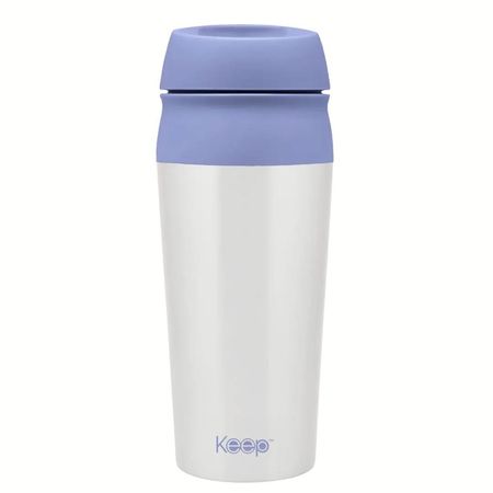 Vaso Mug Keep Botón 450ml Acero