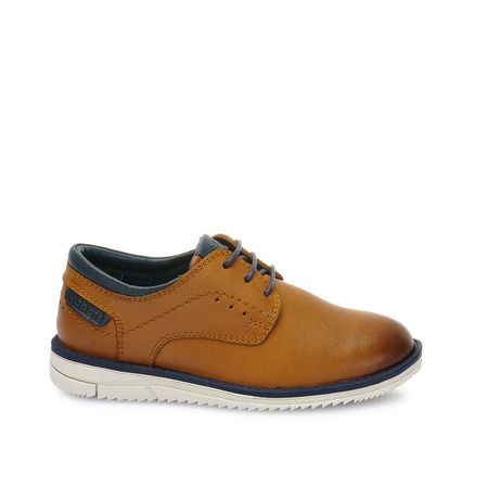 Zapato Derby Casual ANGEL-2537 MARRÓN Rabbit Cuero 28