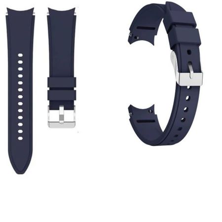 Correa de silicona samsung watch 4-5-5 pro-6-7-fe azul