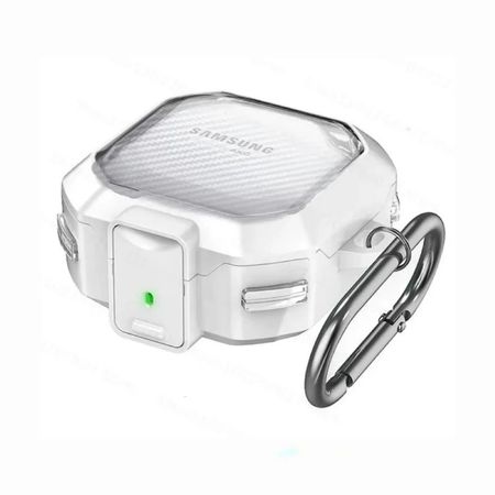 Funda TPU para Galaxy Buds pro, buds 2, buds 2 pro, FE, LIVE Blanco