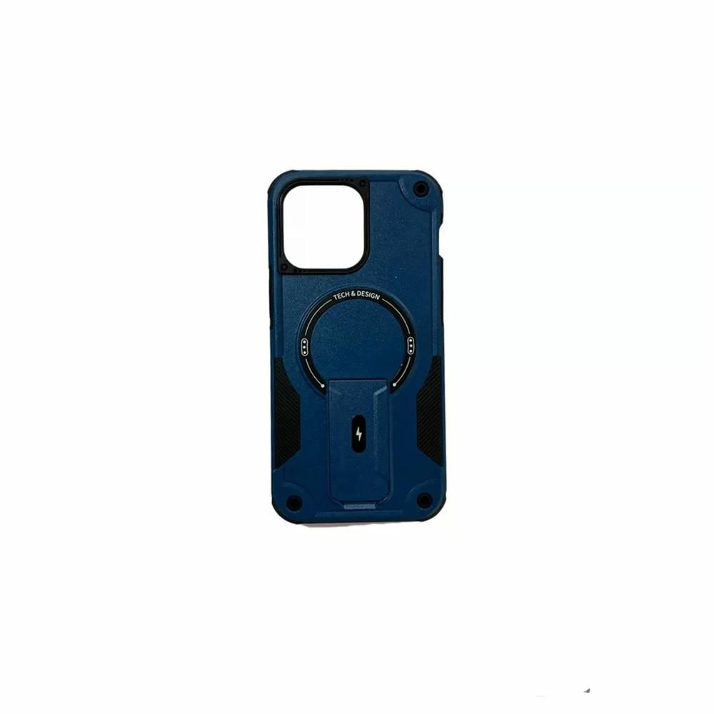 CASE MOKET ARMOR ANTICAIDAS PARA IPHONE 16 AZUL