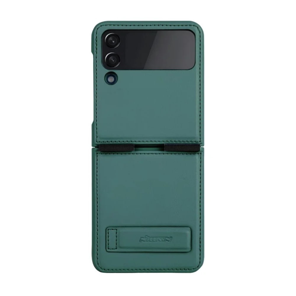 Case Nillkin Qin Pro Leather para Samsung ZFLIP 4 Verde